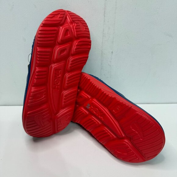Hoka One One Ora Recovery Slide 3 - Bellwether Blue & Red Alert - US Women’s Siz - Picture 6 of 7